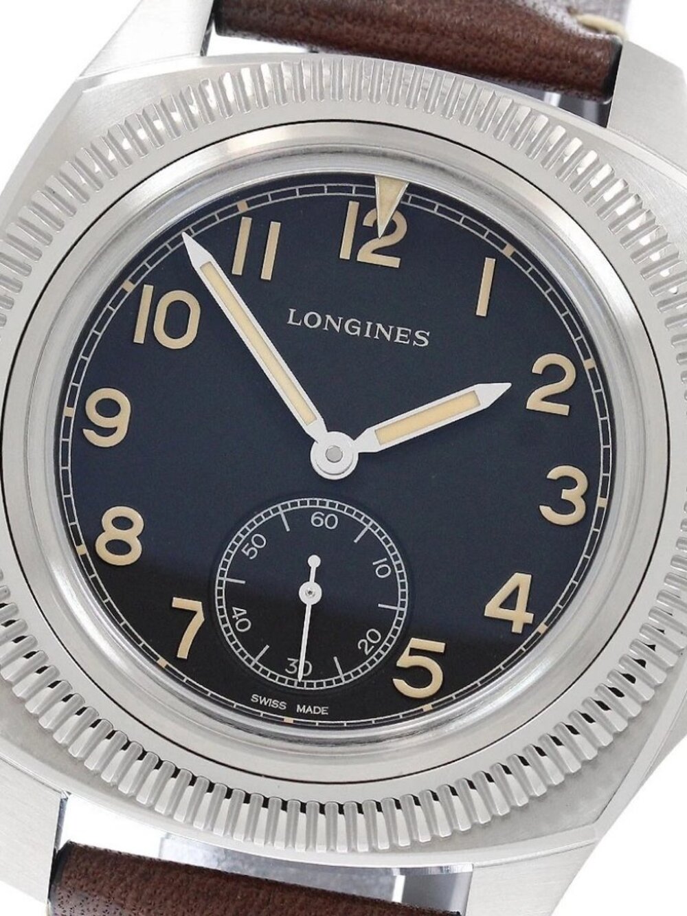 LONGINES Pilot Majetec L2.838.4 Small seconds black Dial Automatic Men's_963191